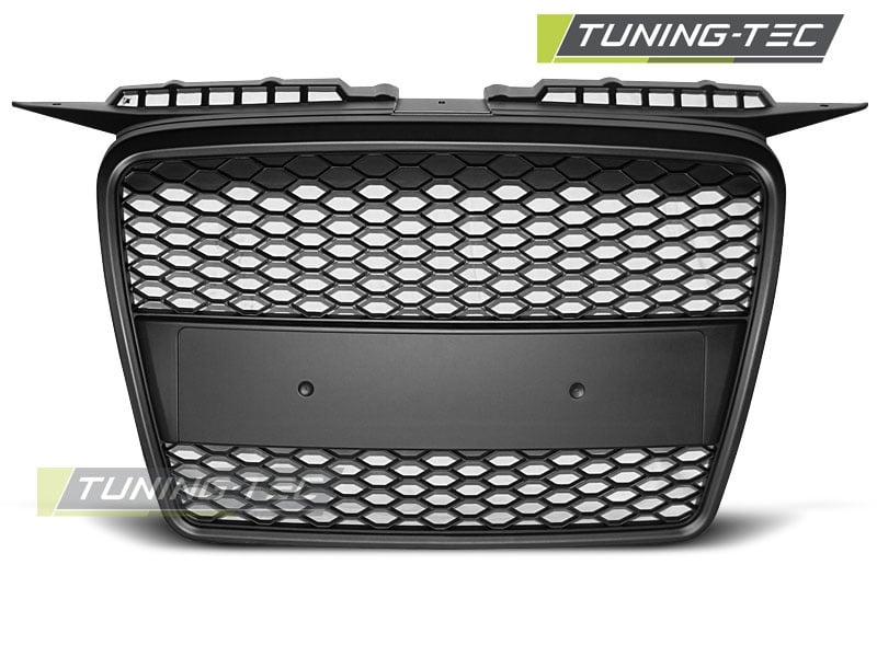 Grill geschikt voor AUDI A3 RS-STIJL 06 05-03 08 MAT ZWART