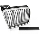 Grill geschikt voor AUDI A4 (B7) RS-STIJL 11 04-03 08 MAT ZILVER