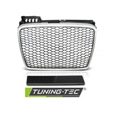 Grill geschikt voor AUDI A4 (B7) RS-STIJL 11 04-03 08 MAT ZILVER