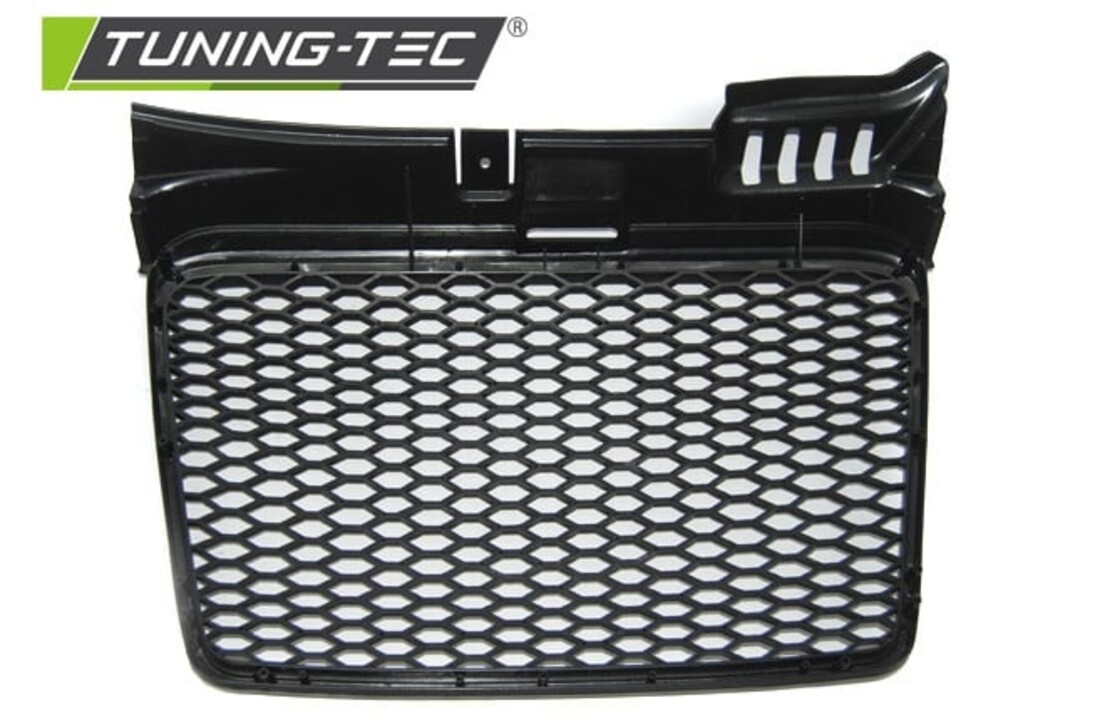 Grill geschikt voor AUDI A4 (B7) RS-STIJL 11 04-03 08 MAT ZWART