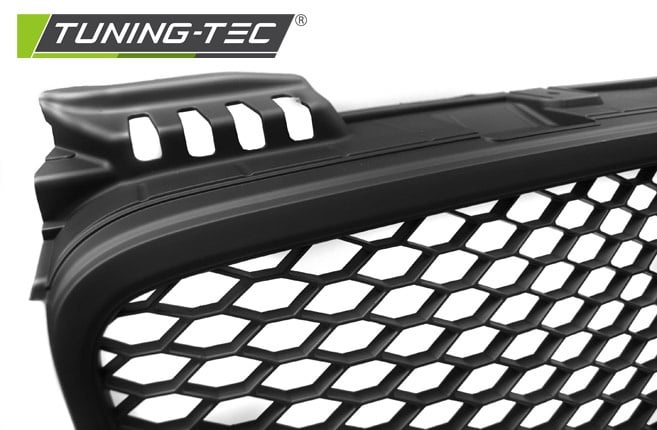 Grill geschikt voor AUDI A4 (B7) RS-STIJL 11 04-03 08 MAT ZWART