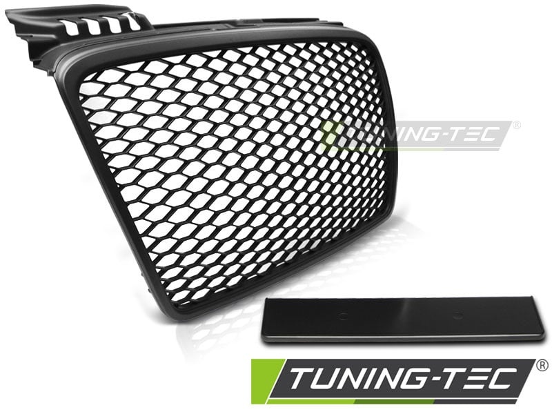 Grill geschikt voor AUDI A4 (B7) RS-STIJL 11 04-03 08 MAT ZWART