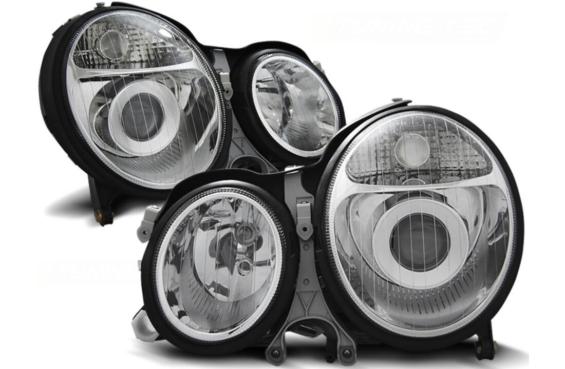 Koplampen MERCEDES W210 E-Klasse 06 99-03 02 CHROOM