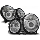 Koplampen MERCEDES W210 E-Klasse 06 99-03 02 CHROOM