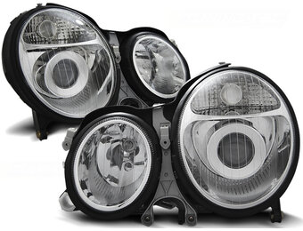 Koplampen MERCEDES W210 E-Klasse 06 99-03 02 CHROOM