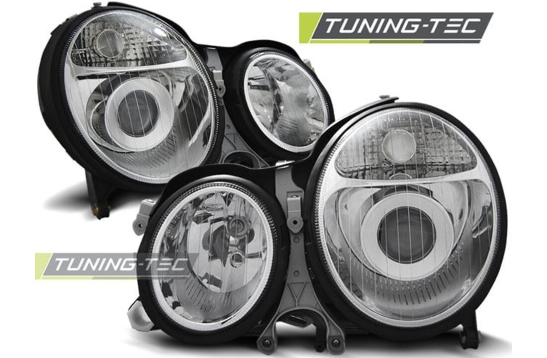 Koplampen MERCEDES W210 E-Klasse 06 99-03 02 CHROOM