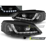 Koplampen met parkeerlicht geschikt voor Opel Astra G 09 97-02 04 zwart