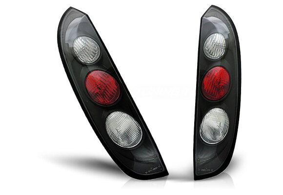 Achterlichten geschikt voor Opel Corsa C 11 00-09 06 zwart