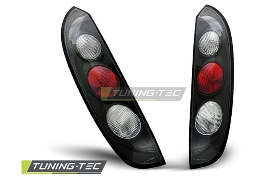 Achterlichten geschikt voor Opel Corsa C 11 00-09 06 zwart