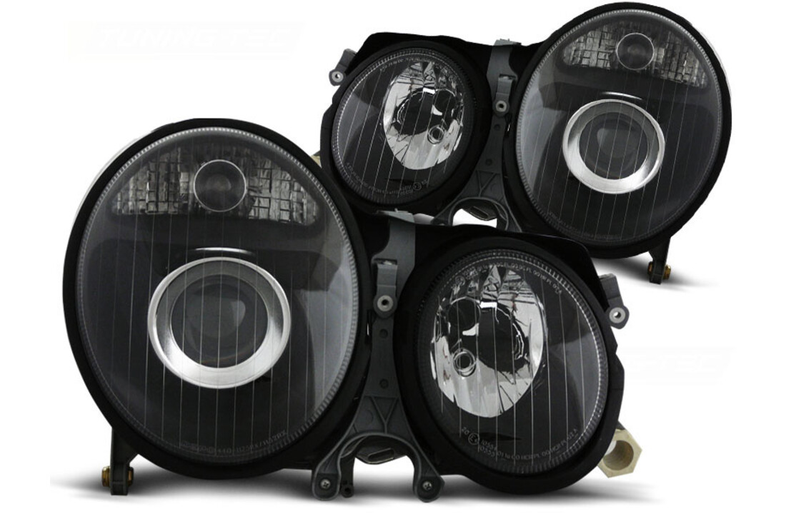 Koplampen MERCEDES W210 E-Klasse 06 99-03 02 ZWART