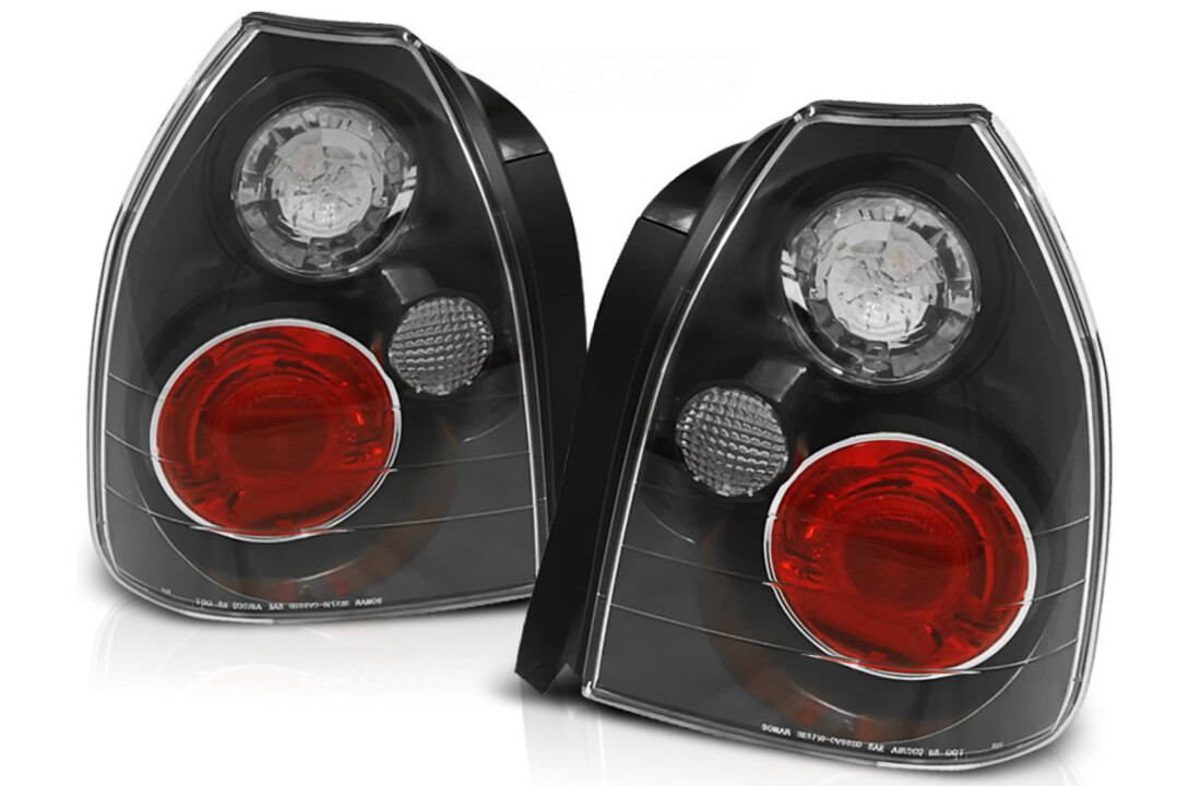Achterlichten geschikt voor Honda Civic 09 95-02 01 3D zwart