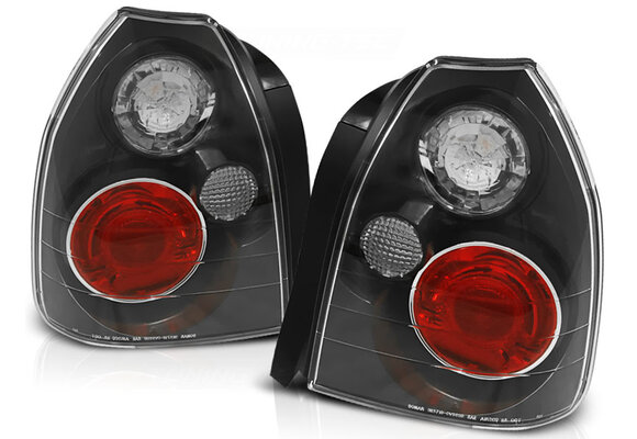 Achterlichten geschikt voor Honda Civic 09 95-02 01 3D zwart
