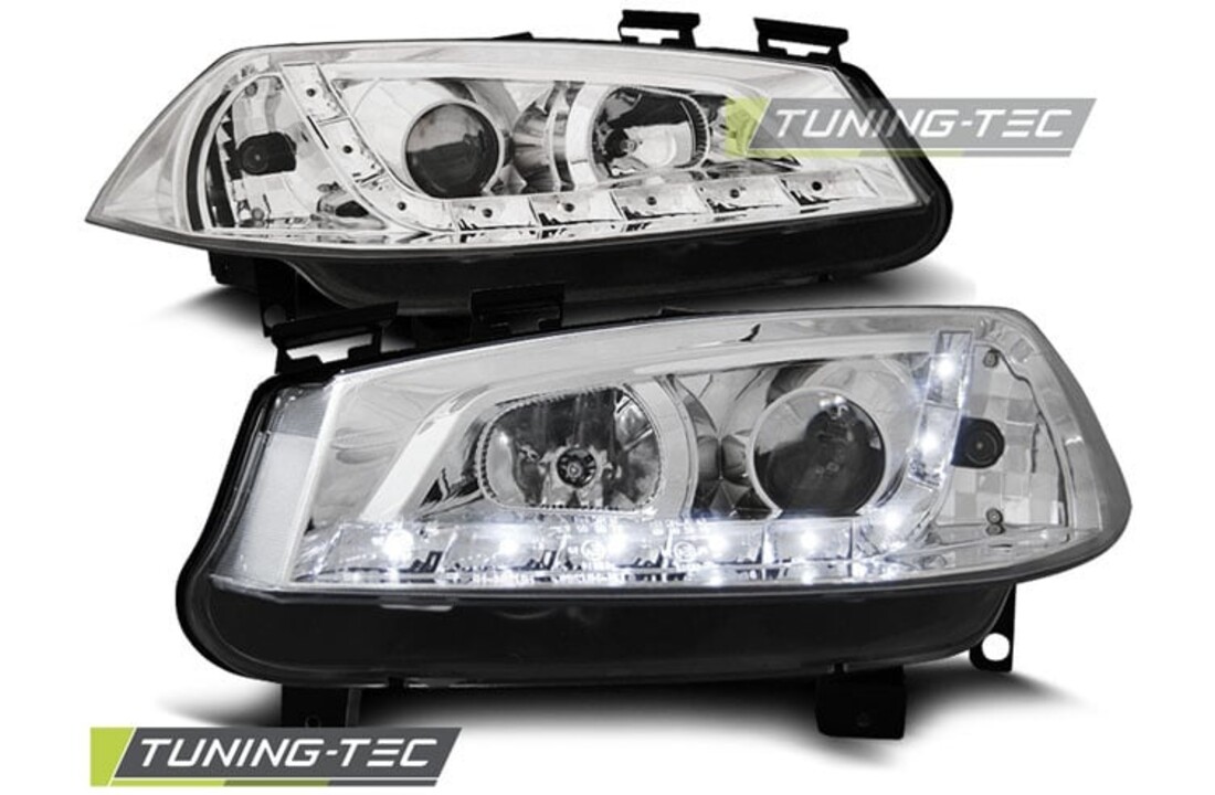Koplampen met parkeerlicht geschikt voor Renault Megane II 11 02-12 05 chroom