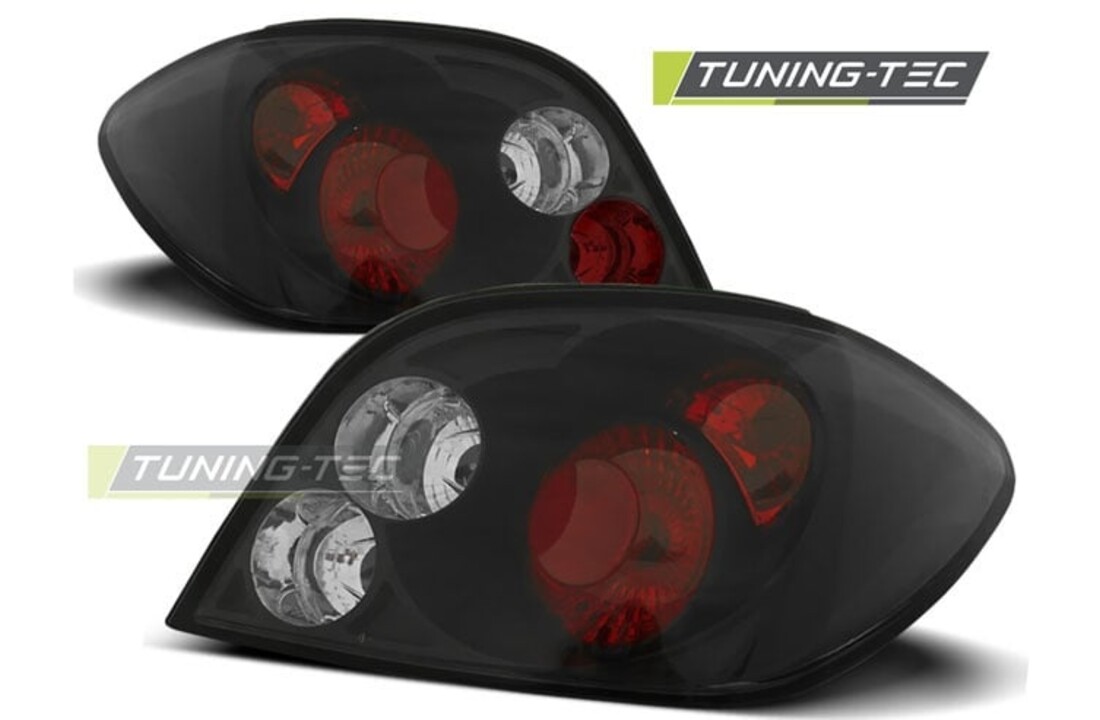 Achterlichten geschikt voor Peugeot 307 04 01-07 zwart