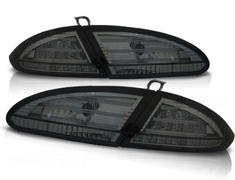 Achterlichten geschikt voor Seat Leon 06 05-09 smoke LED