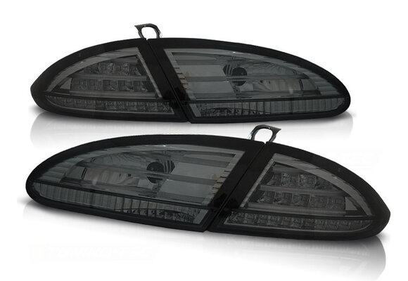 Achterlichten geschikt voor Seat Leon 06 05-09 smoke LED