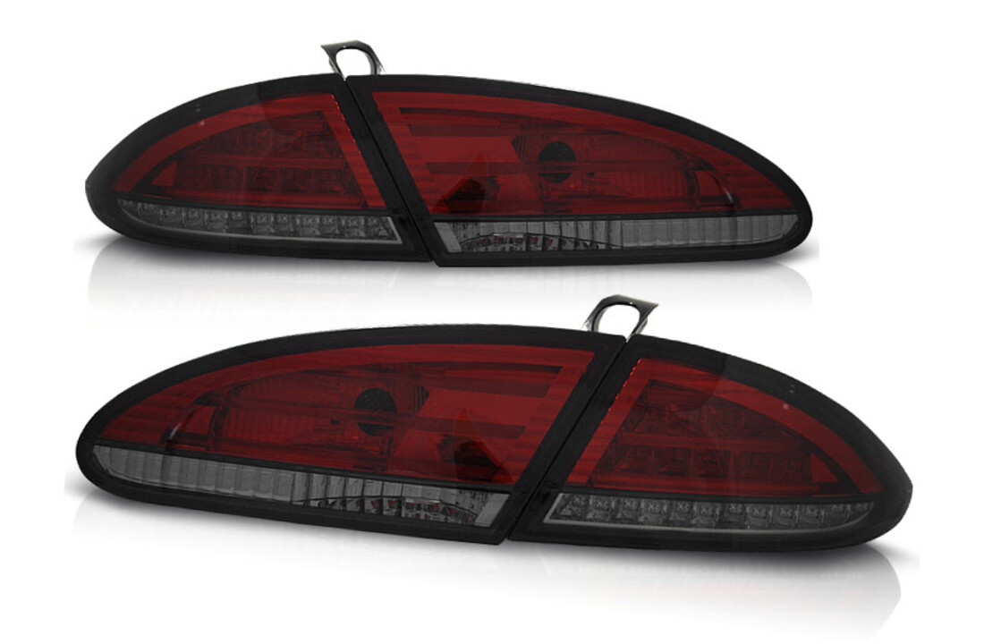 Achterlichten geschikt voor Seat Leon 06 05-09 rood smoke LED