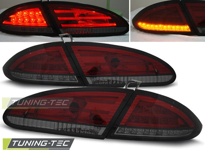 Achterlichten geschikt voor Seat Leon 06 05-09 rood smoke LED