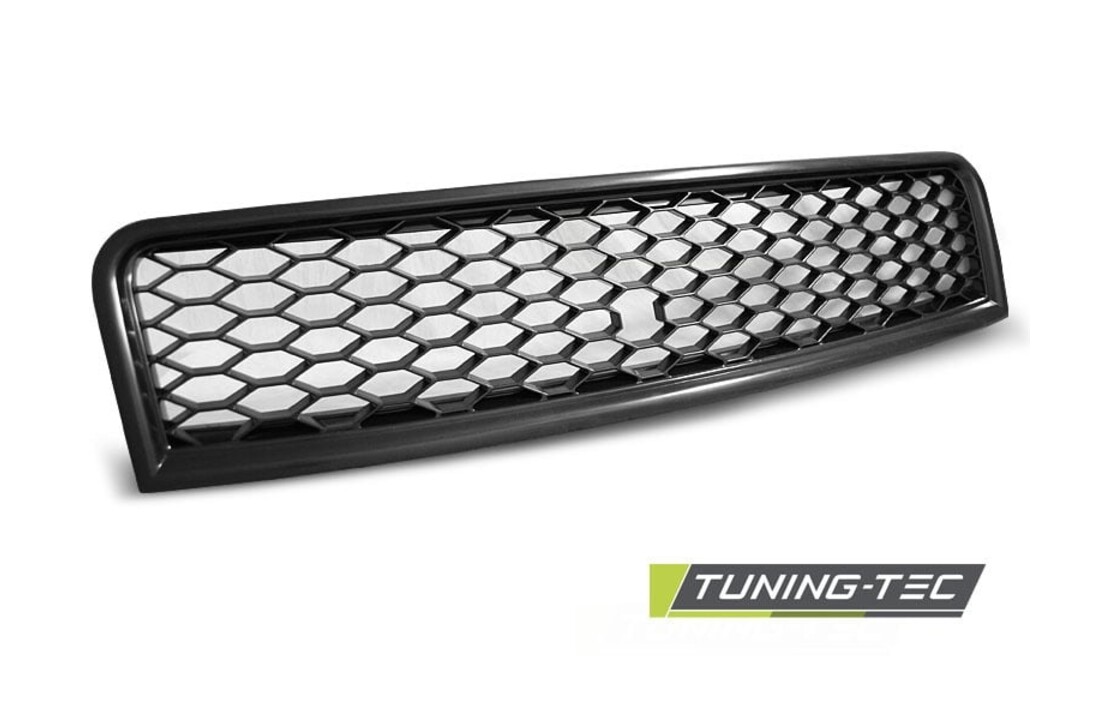 Grill geschikt voor AUDI A4 (B6) RS-STIJL 10 00-10 04 MAT ZWART