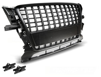 Grill AUDI Q5 08-09 12 ZWART S-LINE STIJL