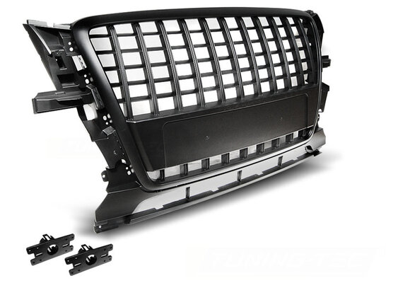 Grill geschikt voor AUDI Q5 08-09 12 ZWART S-LINE STIJL