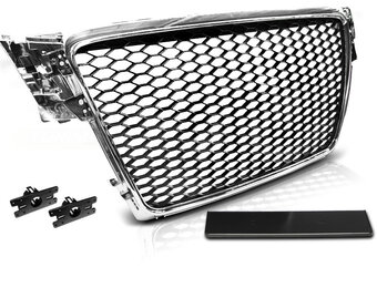 Grill AUDI A4 B8 08-11 CHROOM RS-STIJL