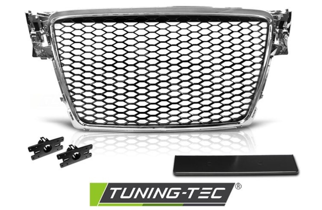 Grill geschikt voor AUDI A4 B8 08-11 CHROOM RS-STIJL