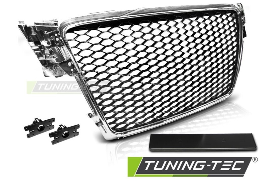 Grill AUDI A4 B8 08-11 CHROOM RS-STIJL