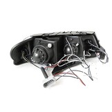 Koplampen dual halo rims geschikt voor VW Passat 3BG 09-00-03-05 Angel Eyes zwart