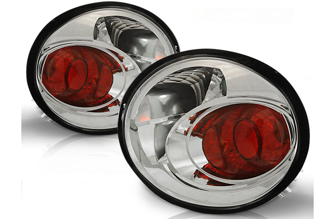 Achterlichten geschikt voor VW New Beetle 10-98-05-05 chroom