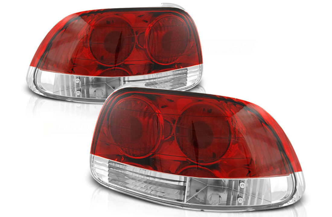 Achterlichten geschikt voor Honda CRX Del Sol 03 92-97 rood helder