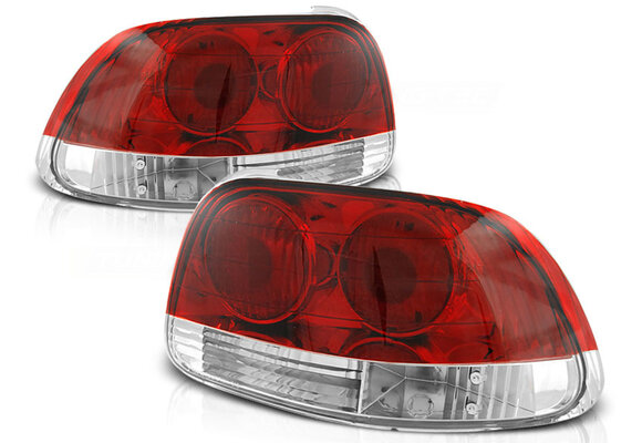 Achterlichten geschikt voor Honda CRX Del Sol 03 92-97 rood helder