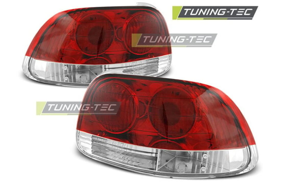 Achterlichten geschikt voor Honda CRX Del Sol 03 92-97 rood helder