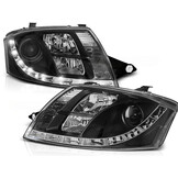 Koplampen met parkeerlicht geschikt voor Audi TT 99-05 zwart