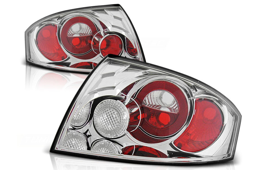 Achterlichten geschikt voor Audi TT 99-06 chroom