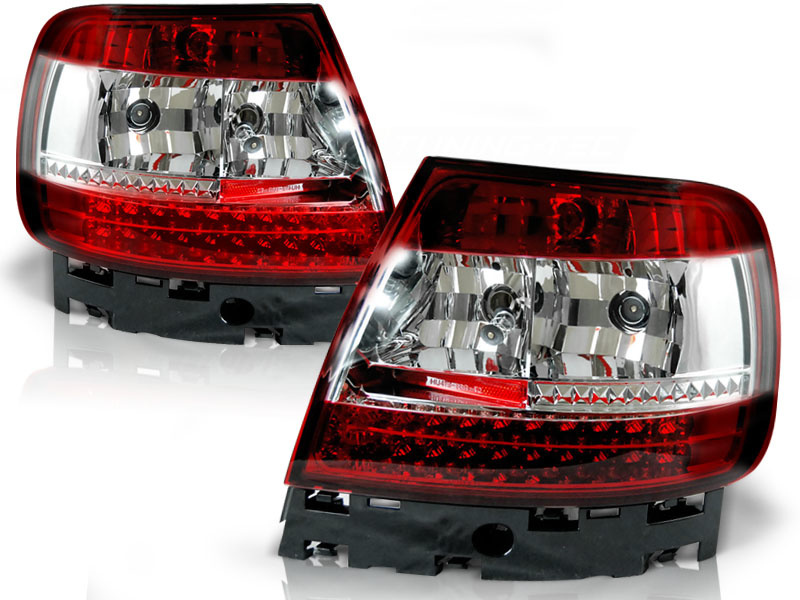 Achterlichten geschikt voor Audi A4 B5 11 94-09 00 rood helder LED