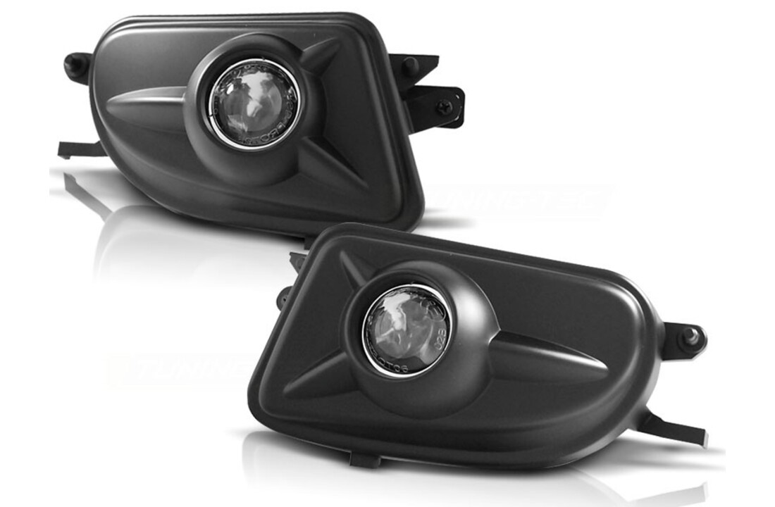 Mistlampen geschikt voor Mercedes W210 99-02/ CLK/ SLK zwart