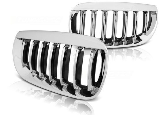 Grill geschikt voor BMW X3 E83 04-06 chroom