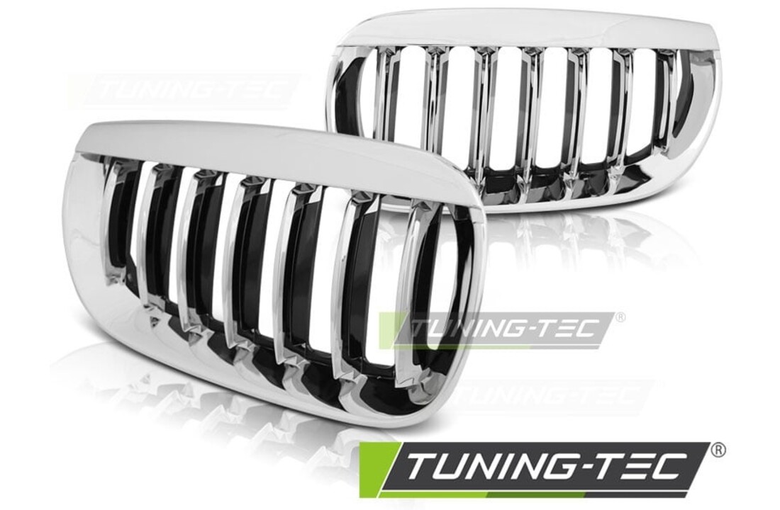 Grill geschikt voor BMW X3 E83 04-06 chroom