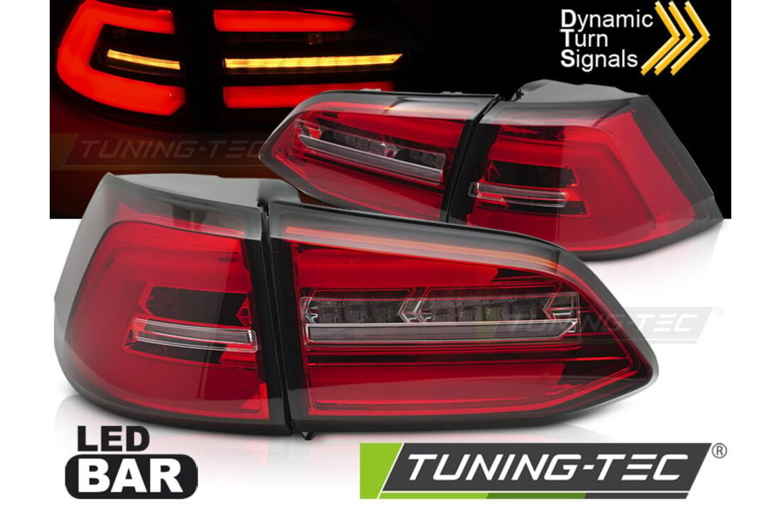 LED Achterlichten Rood Wit Dynamisch geschikt voor VW Golf 7 Variant (17-19)