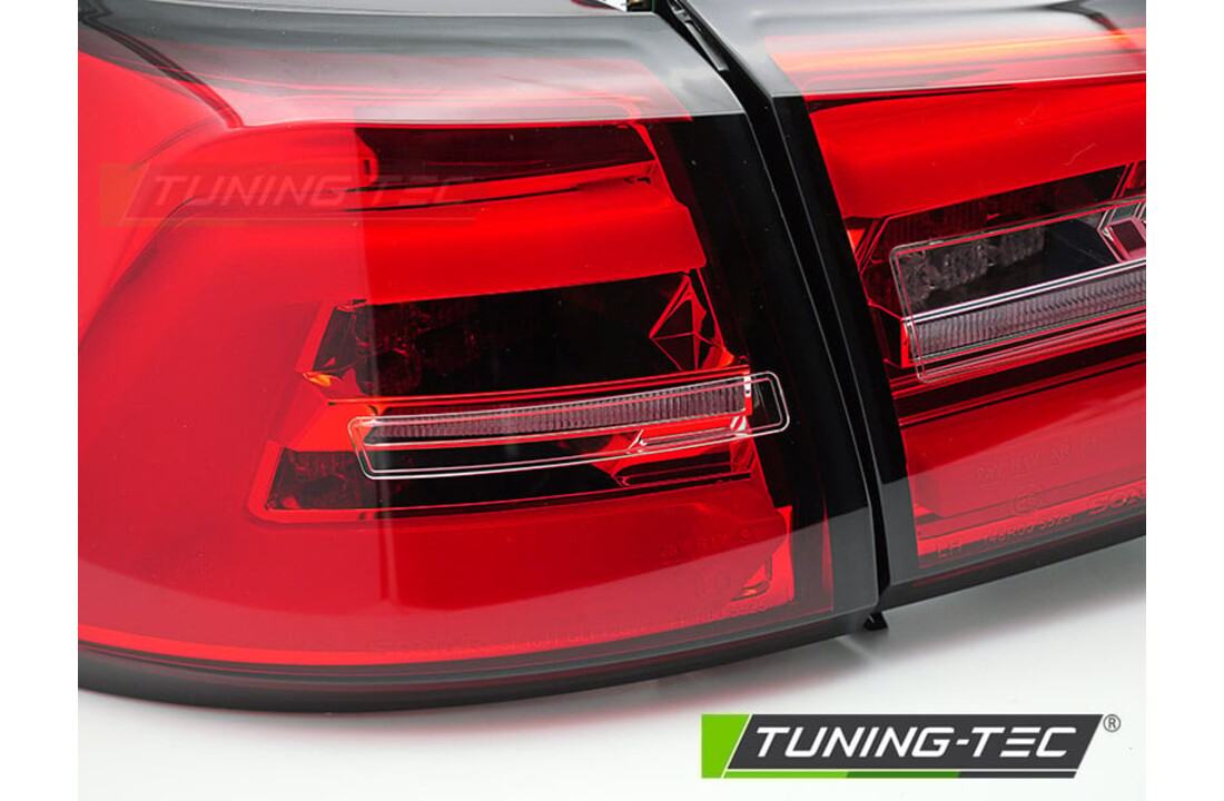 LED Achterlichten Rood Wit Sequentiële Knipperlichten geschikt voor VW Golf 7 13-17 Variant