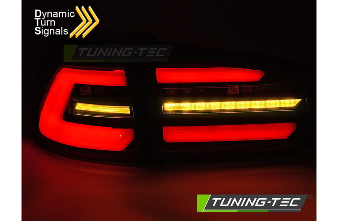 LED Achterlichten Rood Wit Sequentiële Knipperlichten geschikt voor VW Golf 7 13-17 Variant