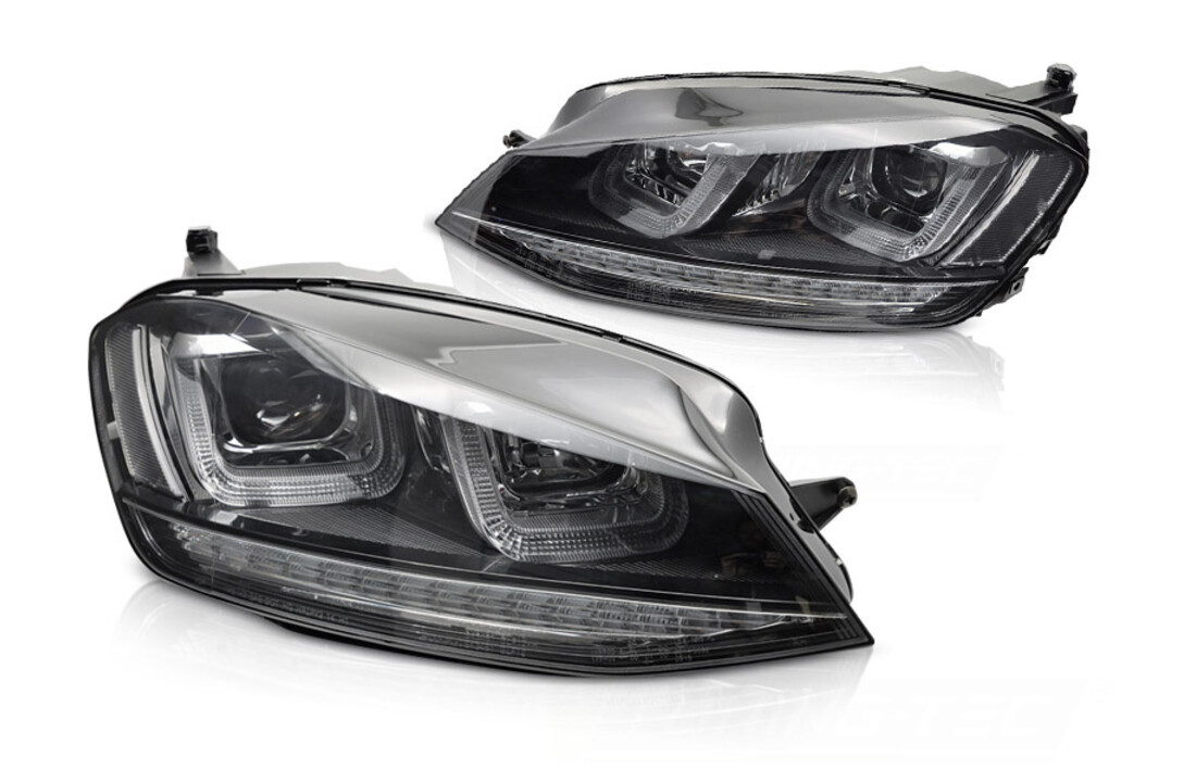 Koplampen geschikt voor VW Golf 7 hatchback/station 2013-2017 zwart