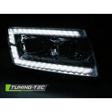 Koplampen LED DRL Dynamisch Knipperlicht Chroom geschikt voor VW Crafter II 2017-