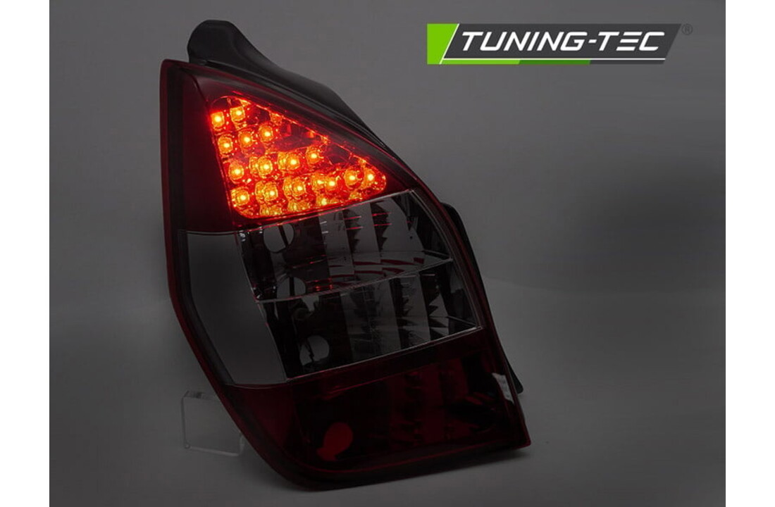 Achterlichten geschikt voor CITROEN C2 11/2003-2010 LED rood SMOKE