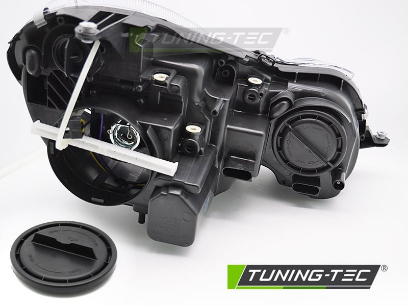 Koplamp links - geschikt voor Mercedes W211 2006-2009 sedan/combi - TYC - chroom