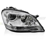 Koplamp rechts geschikt voor Mercedes W164 2009-2011 - TYC - chroom