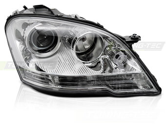 Koplamp rechts geschikt voor Mercedes W164 2009-2011 - TYC - chroom