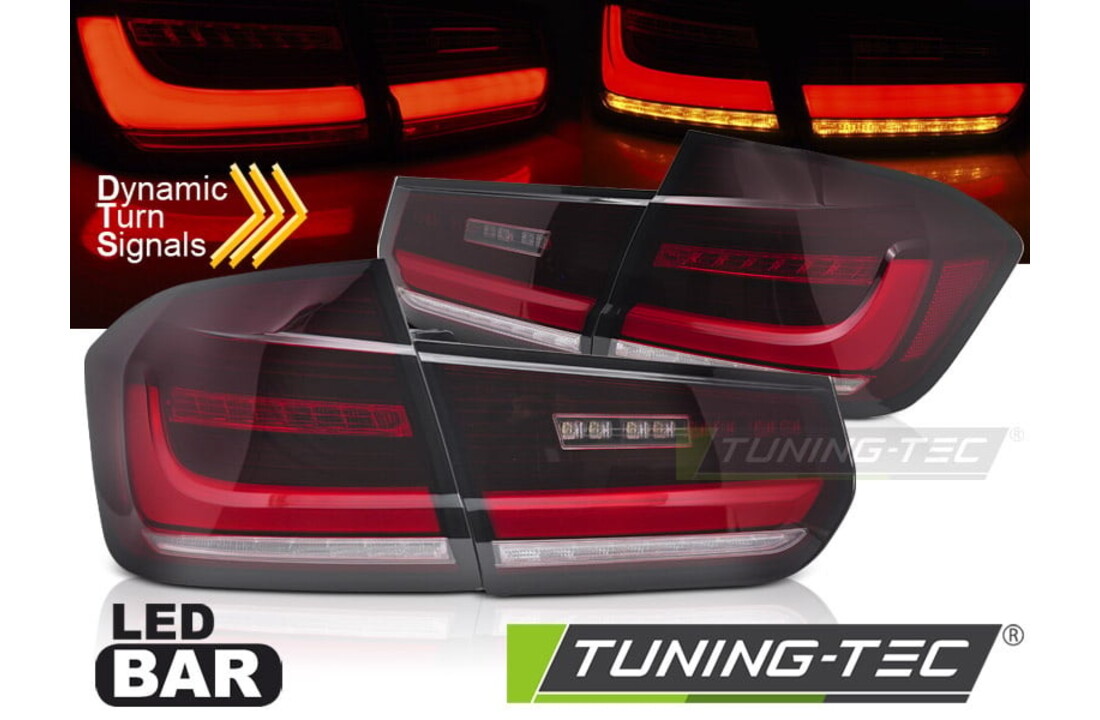 Achterlichten geschikt voor BMW F30 2011-2018 Sedan rood wit DTS