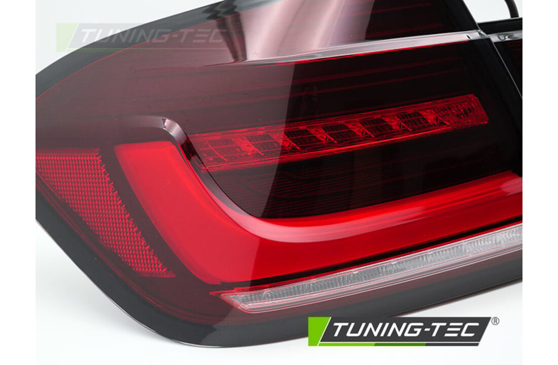 Achterlichten geschikt voor BMW F30 2011-2018 Sedan rood wit DTS